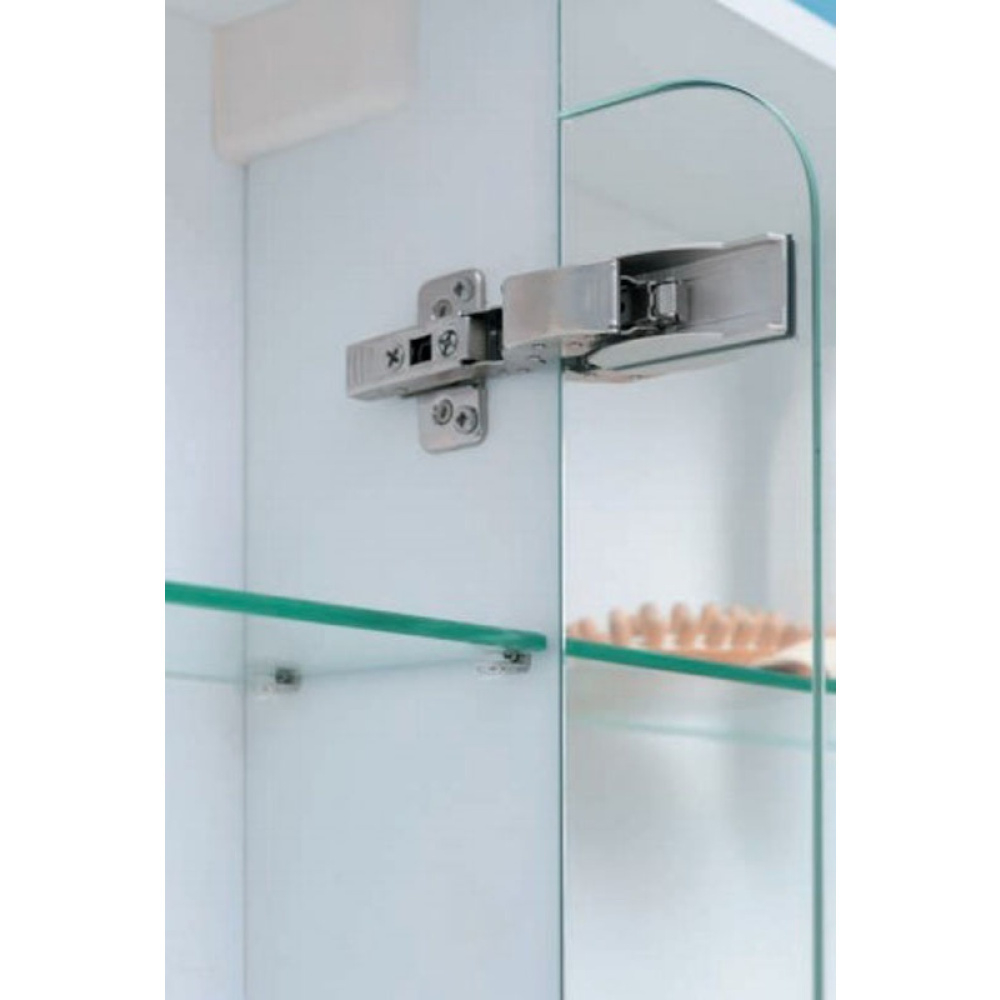 Зеркальный шкаф Dreja Premium 77.9003W, 100x74 см, белый глянец