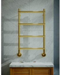 Водяной полотенцесушитель Margaroli Sole 4424704(26)GDN (золото)