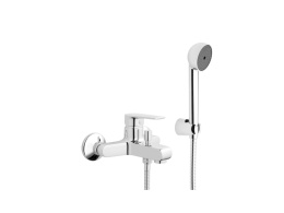 Смеситель для ванны Mamoli Logos 1722FB68L021 с душ.гарнитуром, Chrome