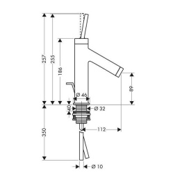 Фото Смеситель для раковины 10006000 Axor Starck