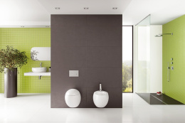 Клавиша смыва AlcaPlast (STING-INOX) серый