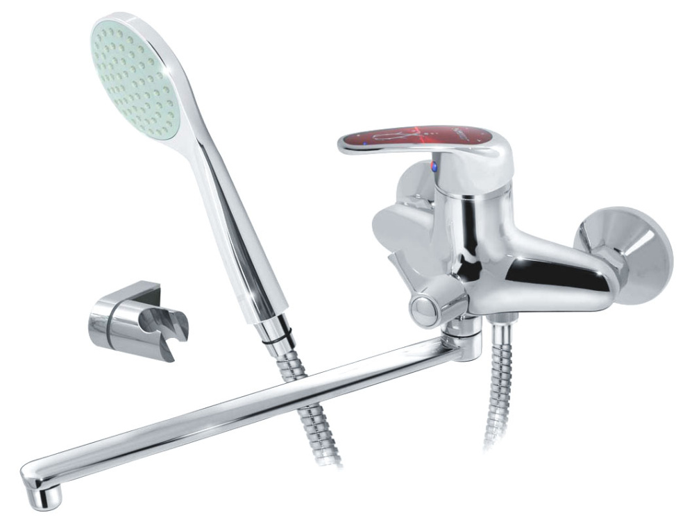 Смеситель для ванны/раковины KARAT КРАСНЫЙ Варион 7024823