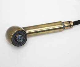 Фото Смеситель для кухни с выдвижным изливом WasserKRAFT А8237 бронза