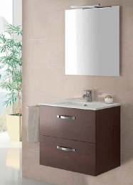 Тумба под раковину Jacob Delafon Ola 60 EB390RU-NR подвесная Темный дуб