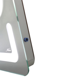 Фото MELANA Зеркало с LED-подсветкой-8060 подогрев/часы/космет.зеркало/Bluetooth (MLN-LED091B)