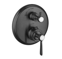 AXOR Montreux 16801340 Термостатический смеситель для душа (шлифованный черный хром)