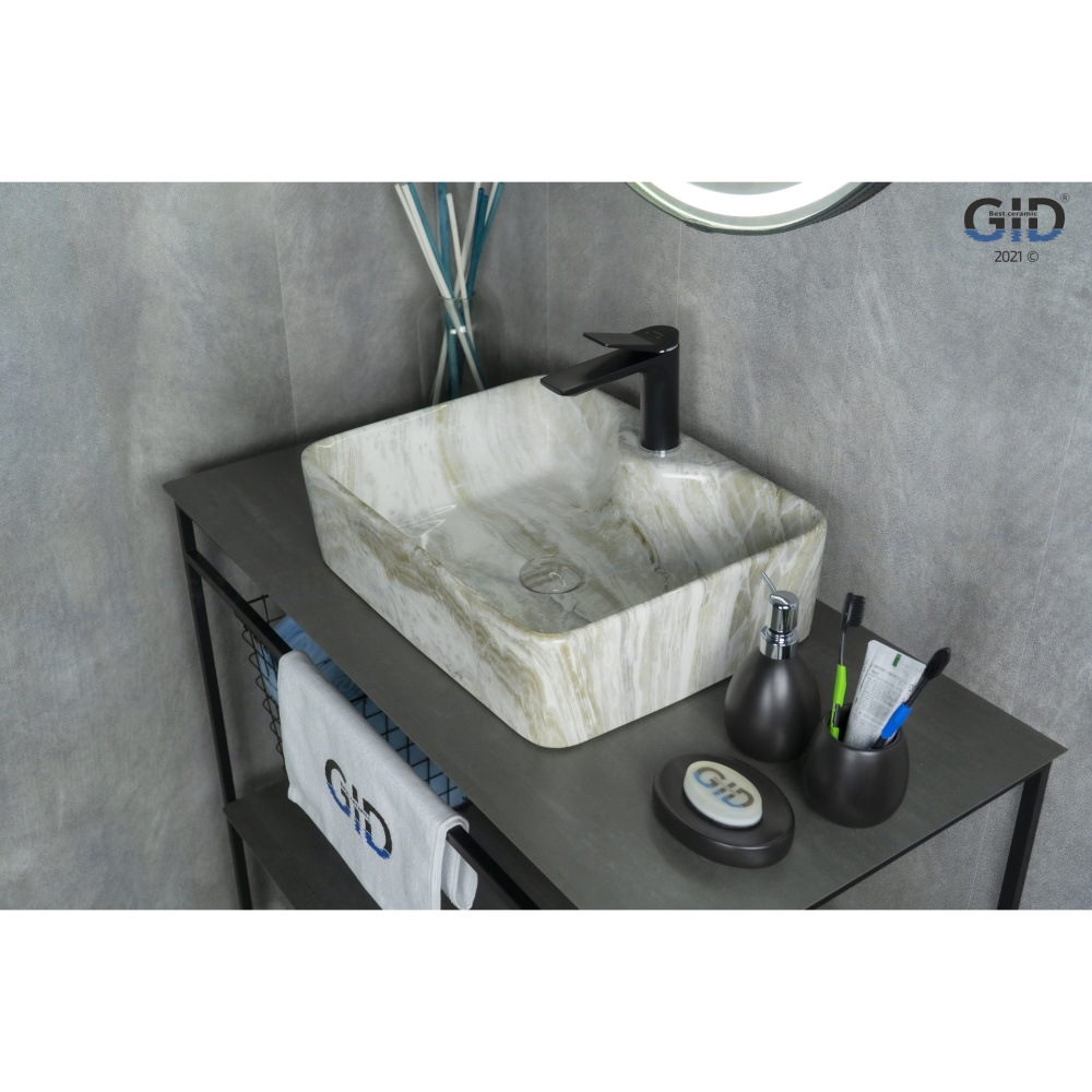 Раковина накладная Gid Mnc605