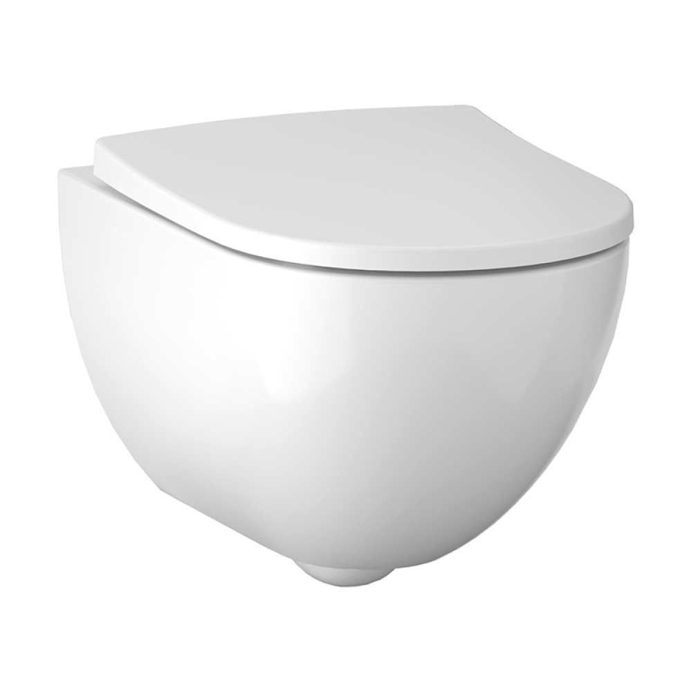 Фото Geberit Acanto 500.128.21.A Комплект инсталляция и унитаз подвесной безободковый, цвет унитаза: белы