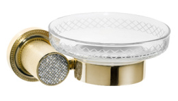 Настенная мыльница Boheme Royal Cristal (10923-G-B)