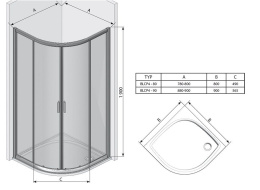 Душевой уголок Ravak (3B240U00Z1)