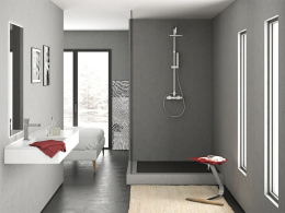 Душевая стойка с термост.смесителем верхним и ручным душем Mamoli Shower Systems 383708420021 Chrom