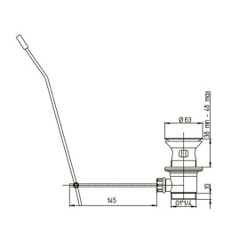 Фото Донный клапан Paini 945