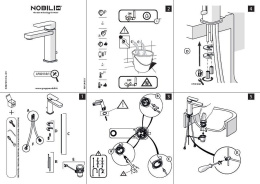 Фото NOBILI Loop LP90119/1CR Смеситель для биде (хром)