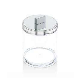 Контейнер с крышкой Decor Walther Sky (0980900), хром