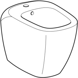 Geberit Citterio 500.538.01.1 Биде напольное, стандартное