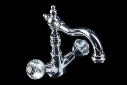 Фото Смеситель для умывальника Boheme Flora (272-FL) хром