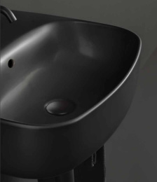 Донный клапан Kerasan (923331 Nero matt) черный