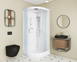 Душевая кабина 90x90x215 Niagara (NG-116-15) акрил, Поддон низкий