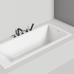 Фото Ванна встраиваемая 180х80 Salini Cascata (104513G) Белый
