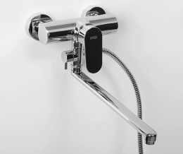 Смеситель для ванны WasserKRAFT Donau 5302L универсальный Хром