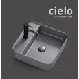 Ceramica CIELO Shui Comfort SHCOLAQF BR - Раковина для ванной комнаты 44*43 см, подвесная - накладна