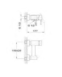 Фото Teka Kobe 3523112 Смеситель для душа
