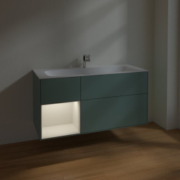 Villeroy Boch Finion F060GJGM Тумба под раковину 1196х498 мм (light grey matt/olive matt)