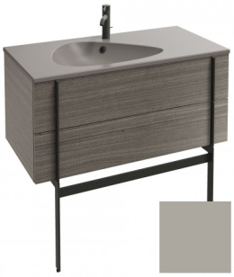 Тумба под раковину Jacob Delafon Nouvelle Vague 100 см, EB3032-M84, цвет - белая глина матовый