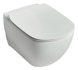 Подвесной безободковый унитаз Ideal Standard Tesi Rimless белый, сиденье микролифт, T355101