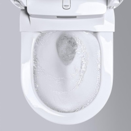 Инсталляция Grohe с безободковым унитазом Grohe Sensia Arena 39354SH0 с биде и феном, сиденье с микр