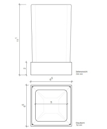 Фото Стакан для зубных щёток Decor Walther Corner (0562520), золото