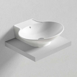 Раковина Bien Harmony HRLG06101FD1W3000 61 x 55 x 17 см овальная, белый