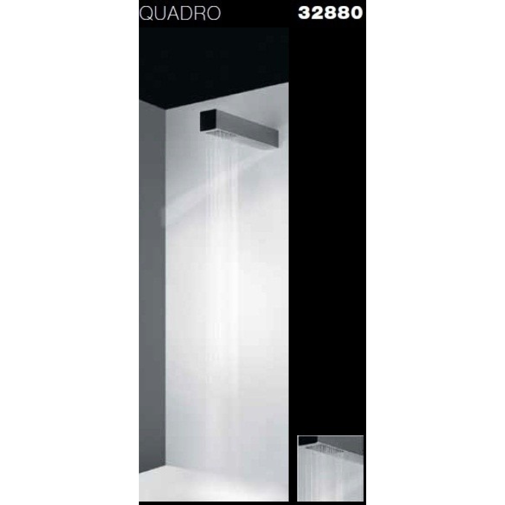 Верхний душ Gessi Segni Quadro (32880#238) сталь полированная