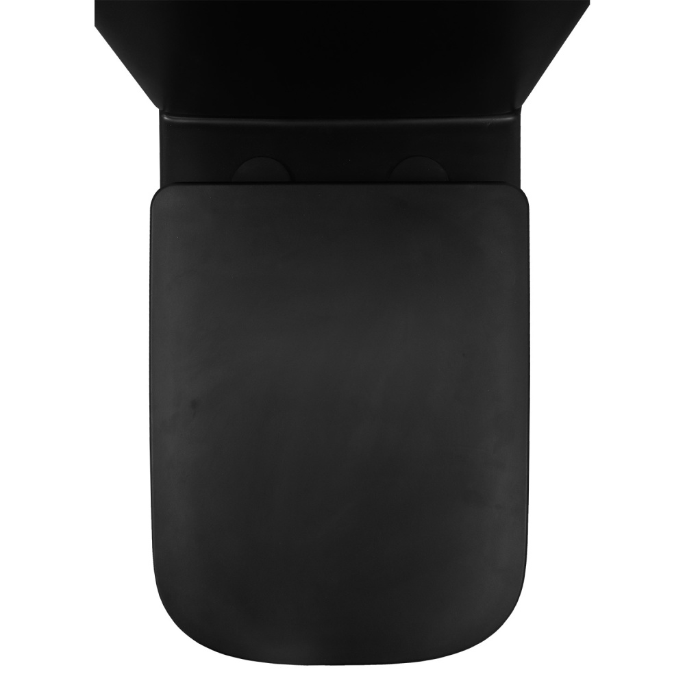 Унитаз-компакт Azario Black King (AZ-8303D) Черный матовый