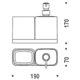 Диспенсер+стакан Colombo Time W4271