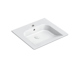 Фото Раковина GSI COMMUNITY 7634111 подвесная 60x55, белая