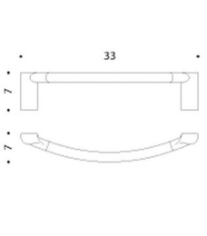 Полотенцедержатель Colombo LUNA B0131