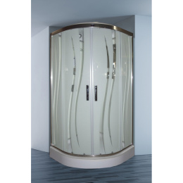 Душевая кабина 100xx220 Niagara (NG-1702-01) С гидромассажем, , Поддон низкий