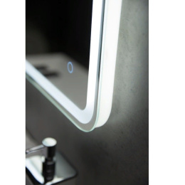 Зеркало BelBagno SPC-MAR-900-600-LED-BTN 90 x 60 см со встроенным светильником