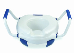 Фото Nofer 15034.W Сиденье для туалета эргономичное с ручками для инвалидов