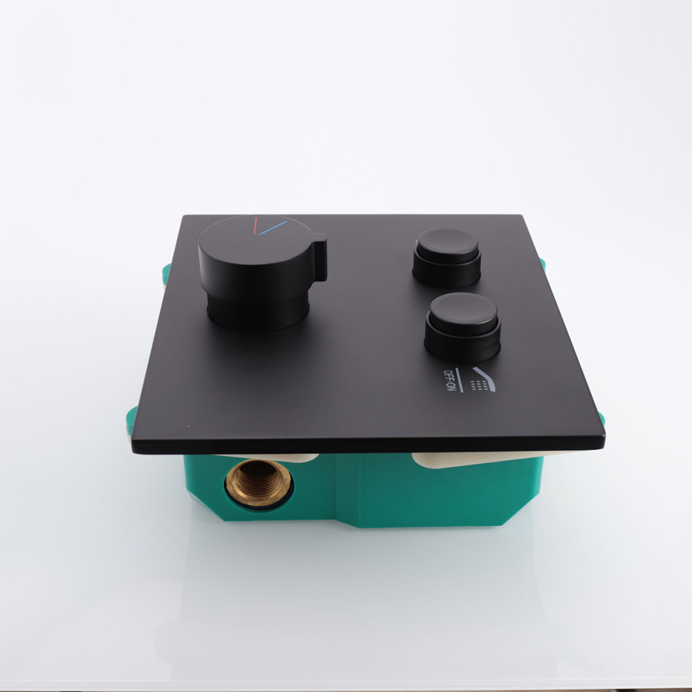 Фото Встраиваемый смеситель для душа Vincea (VSCV-421MB) черный матовый