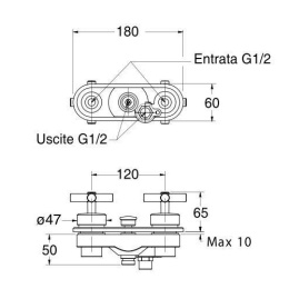 Cristina Exclusive EV13151 Смеситель для ванны