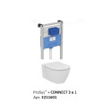 Инсталляция Ideal Standard ProSys E211601 с унитазом Connect AquaBlade E047901, сиденье микролифт, к