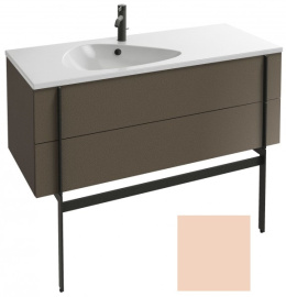 Фото Тумба под раковину Jacob Delafon Nouvelle Vague 120 см, EB3035-M70, 2 ящика, цвет - телесный матовый