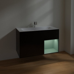 Villeroy Boch Finion F040GMPD Тумба под раковину 996х498 мм (olive matt/black matt)