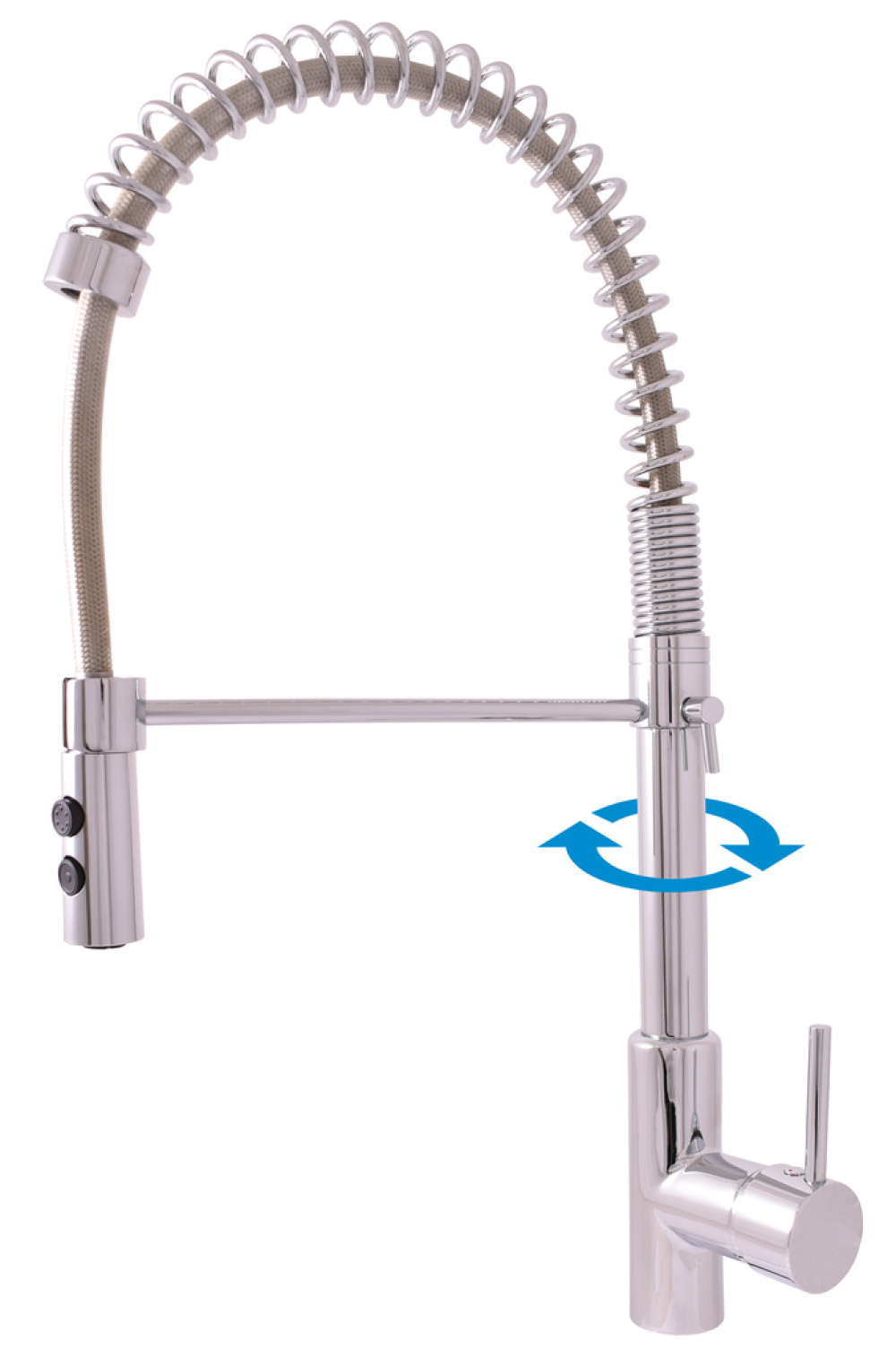 Rav Slezak SE917.5 SEINA смеситель кухонный с душем на пружине