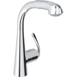 Фото Grohe Zedra 32553000 Смеситель для кухни, выдвижной излив