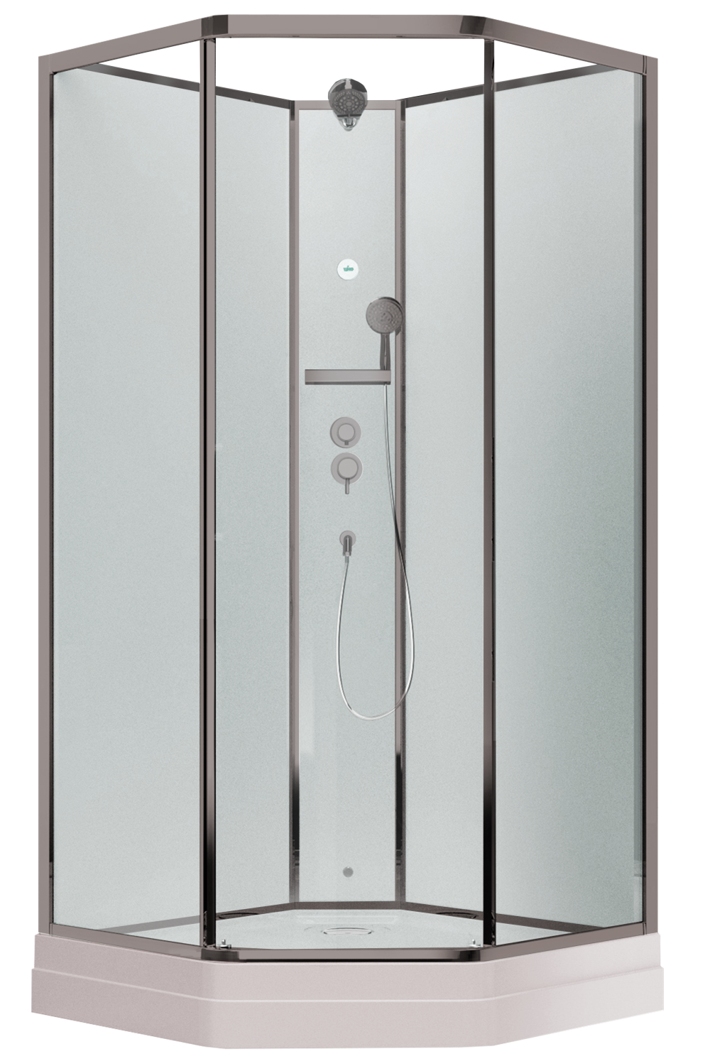 Фото Душевая кабина 100x100x222 Timo (ILMA-701) Без гидромассажа, акрил, Поддон низкий
