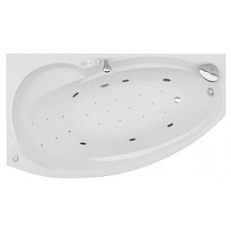 Акриловая ванна 170x100 Aquanet (00177923), Гидромассаж: есть