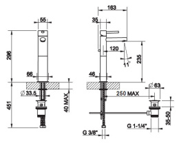 Смеситель для раковины Gessi Ovale (11941#031) хром